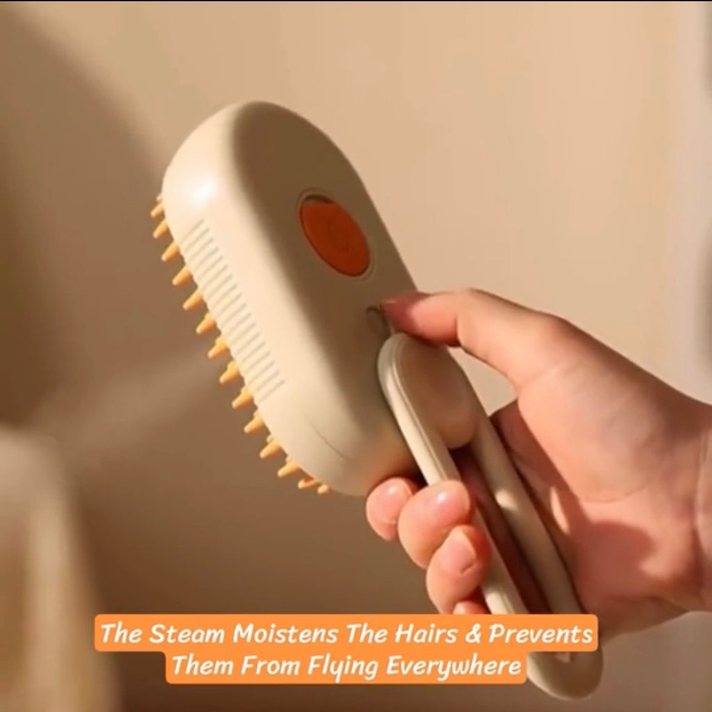 Pet Steam Grooming Brush