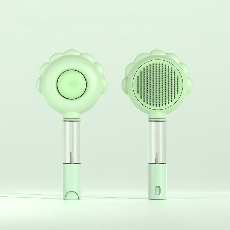 2-in-1 Self-Cleaning Pet Grooming Brush