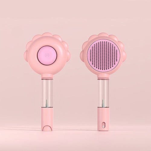 2-in-1 Self-Cleaning Pet Grooming Brush